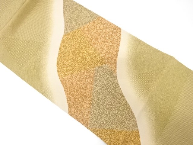 JAPANESE KIMONO / EDO KOMON PATTERN NAGOYA OBI